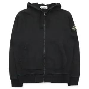 디몬트 스톤 남성 와펜 패치 코튼 플리스 후드 집업 자켓(블랙) L1S15 6100061 S0051 V0029