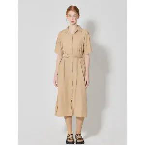 [오조크]OZOC)] 소매 스트링 셔링 벨티드 원피스 (택가격: 162000원)