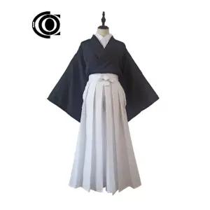 주술회전 코스프레 의상 젠인 나오야 기모노 코스튬 애니 캐릭터 세트