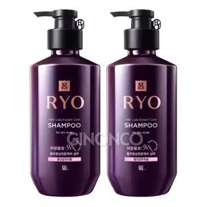 려 자양윤모 9ex 탈모증상전문케어 샴푸 중건성두피용 400ml 2개 두피 모발 강화 피지 탄력