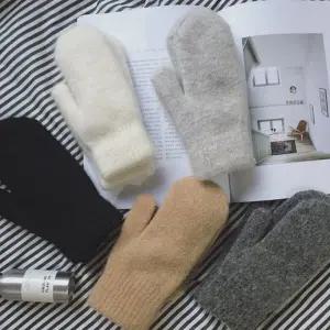 니트 벙어리 장갑 따뜻한 방한 데일리 겨울 벙어리 장갑 캐주얼 활동성 통기성 남성 야외