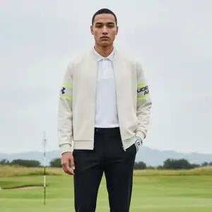 언더아머골프 남성 JQD 로고 풀집업 스웨트 자켓_U4SMSG001-0114