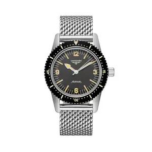 론진 L2.822.4.56.6 헤리티지 스킨 다이버 남성 메탈 오토매틱 42mm