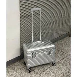 매장정품 MUZ 위로 여는 파일럿 승무원 캐리어 20인치 실버