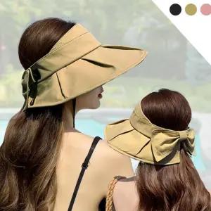 모자 여성 와이어 썬캡 헤어밴드 여름 햇빛가리개 농부