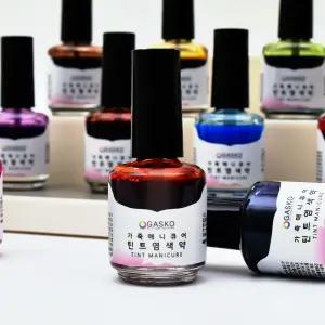 가스코 가죽매니큐어 틴트 아닐린 염색약 10ml 가죽 패턴 염색 자연스러운 염색