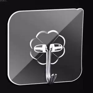 벽에붙이는고리 초강력 무타공 접착식 후크 걸이 고정 투명 식후크 다용도 무타 욕실 매직 흡착식