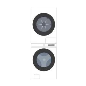 LG전자 트롬 오브제컬렉션 워시타워 W20WZNM 세탁25kg+건조20kg (색상: 릴리화이트) 폐가전 사다리차 무상지원 설치무료