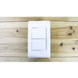 스위치 2구 전원 조명 방/벽/커버/전등/리모델링/교체/전기/버튼/플라스틱/가정용/벽면/설치/업소용/회사