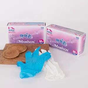 마미손 니트릴 위생장갑 100매/요리사/요리/조리/음식용/손장갑/만능/다용도/질긴/작업/실험