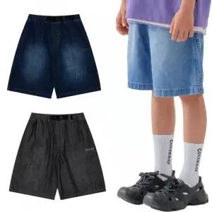 [커버낫 키즈](의정부점)[25년 여름이월] 버클 데님 반바지 (정상가 69,000원)