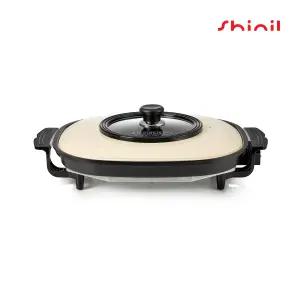 신일 미니 전기후라이팬 그릴 소형 홈파티 삽겹살 전기그릴 캠핑용 SPP-BL16CP 202051