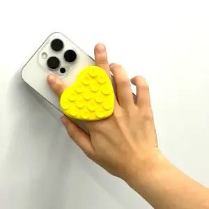 하트 뽁뽁이 스마트톡 핸드폰 흡착식 거치대