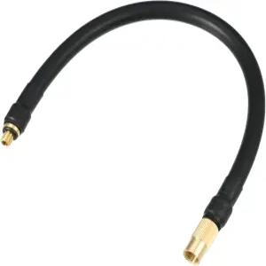 모토포르티 유니버설 M6 인플레이터 에어 펌프 호스 어댑터 타이어 밸브 연장 길이 30cm 구리 고무 검은색