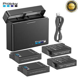 DJI 오스모 액션 6 5 프로4 카메라 배터리 2200mAh 및 충전기 43 360