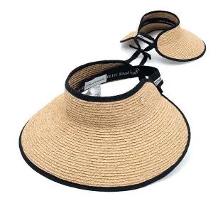 헬렌 카민스키  미타 썬 바이저 햇 50220 네츄럴/미드나잇