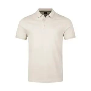휴고보스 남성 골프웨어 폴로 셔츠 반팔 코튼 피케 베이지 2026