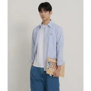 빈폴 BEANPOLE MEN Essential 플레인 스트라이프 셔츠 블루 BC6264E03P 441164