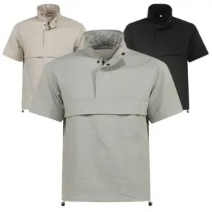 몸에안붙는 남자 엠보싱 골프 반집업 반팔 아노락 목폴라 봄여름 학생