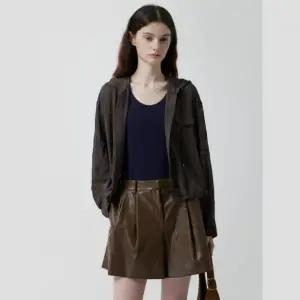 [롯데백화점]쥬크 체크 후드 블라우스  Z253MSC025