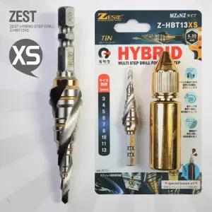제스트 스텝드릴비트 ZEST Z-HBT13XS (3mm~13mm) 철판홀컷터 홀가공 천공날 카타 확관기리 스탭드릴 홀쏘