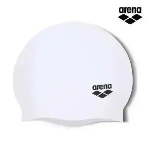 [아레나수영복] 플레인 실리콘수모 A6AC1AC01WHT