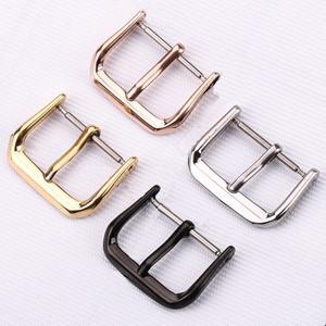 스테인레스 스틸 시계 스트랩 버클 실버 골드 블랙 광택 금속 밴드 걸쇠 16mm 20mm 액세서리