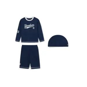 [MLB키즈]MLB 키즈 스포티브 티셔츠 래쉬가드 레깅스 세트 뉴욕양키스 NAVY 7ASWB0263 50NYS