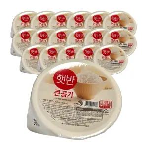 CJ 햇반 큰공기 300g x 18개