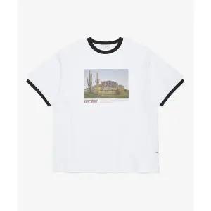 [커버낫] 캑터스 밸리 그래픽 티셔츠 화이트 CO2602ST32 WH