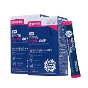 일양약품 차전자피 카테킨 6.3g 30포 2박스 식이섬유 체지방감소 건강기능식품