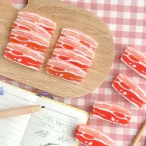 명품 삼겹살 지우개 32개 1세트연필 사무용 문구용 글씨 모양