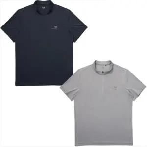 [K2](대전신세계)GMM24295 남성용 BOOST_ON_스트라이프 메쉬 반팔 집업 티셔츠