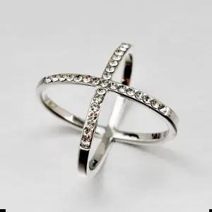 스카프핀 큐빅 십자 스카프링 버클 샹달 스카프