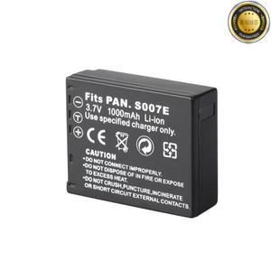 파나소닉 DMC TZ1 배터리 용 1000mAh CGR CGA-S007 S007A DMW-BCD10E 충전식 카메라