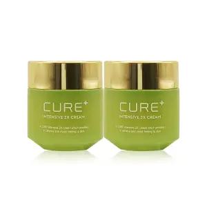 김정문알로에 큐어 인텐시브 2X 크림 50g + 50g