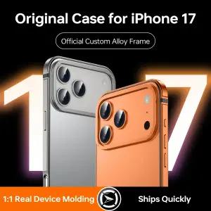 2026알루미늄 자석 휴대폰 케이스 아이폰 호환 17 프로 맥스 열 보호 렌즈 글라스 메탈 폰 커버