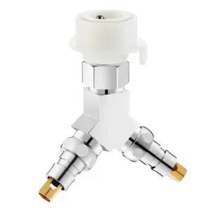 세탁기 수도꼭지 커넥터 1구 배수관 2구 Y형 수도분배기 멀티 T형