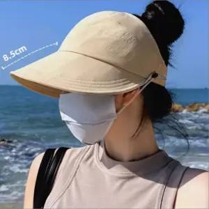 모자 버킷햇 돌돌이 바캉스 방수 여성 여름 골프 벙거지 보닛 마스크걸이 썬캡