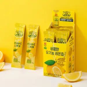 [돈시몬 공식] 유기농 레몬즙 100% 25g x 14포 레몬스틱 1박스