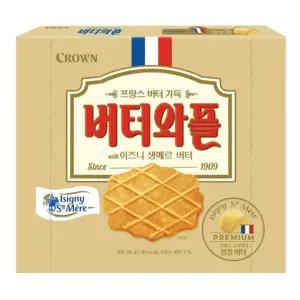크라운 버터와플 위드 이즈니 생메르 버터 316g