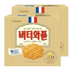 크라운 버터와플 위드 이즈니 생메르 버터 316gx2개