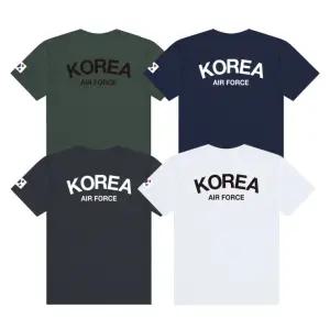 국산 군용티셔츠 ROKAF 반팔 쿨드라이 단체주문 제작 가능 빅사이즈 S-9XL 등산 캠핑