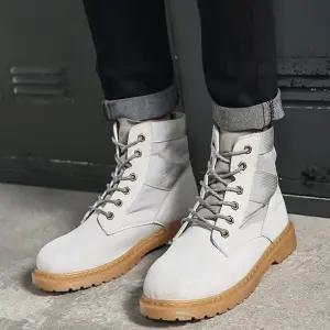 웰트화 사막화 남자 발목 레이스업부츠 남성 앵클워커