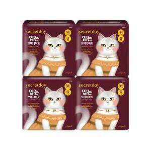 시크릿데이 입는 오버나이트 꿀잠에디션 중형 6개입X4팩
