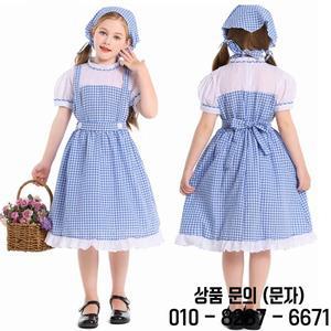 오즈의 마법사 도로시 의상 드레스 14세 이상용 소녀 4 12세 Umorden