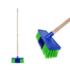 P다와시 특대 목봉 120cm 청소 바닥솔 욕실 플라스틱롱 타일