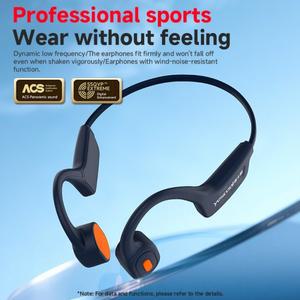 골전도 헤드폰, 오픈형 블루투스 스포츠 러닝, 사이클링, 하이킹용 방수 방땀 이어폰, 7D
