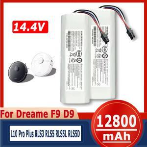 Dreame F9 D9 L10 Z10 Pro Plus MAX RLS3 액세서리 부품 용 14.4V 로봇 식 진공 청소기 교체 배터리