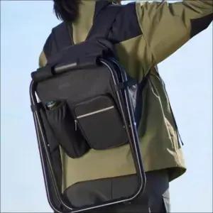 보조의자 낚시 등산 캠핑 휴대용 접이식 백팩의자 캠핑의자 낚시의자